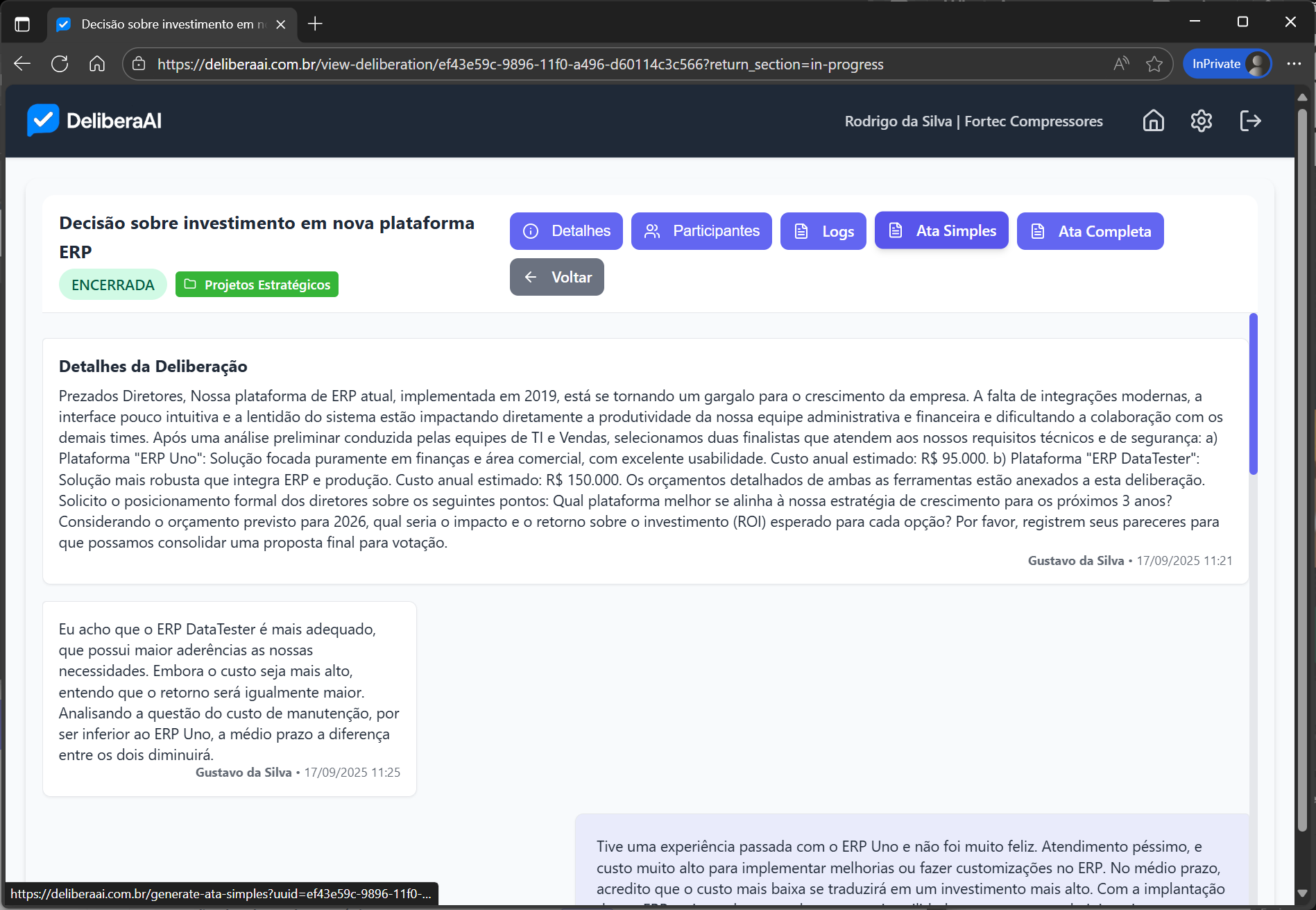 DeliberaAI - Visão 5